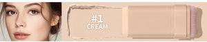 Skin Tint Foundation Stick with Brush Multi Use Matte Waterproof