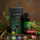 Premium herbal body massage oil for men