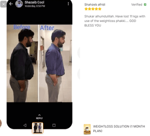 Weightloss Solution (1 Months Plan)